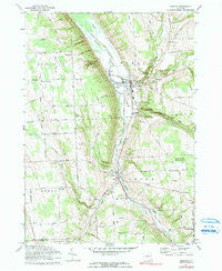 Moravia New York Historical topographic map, 1:24000 scale, 7.5 X 7.5 Minute, Year 1971