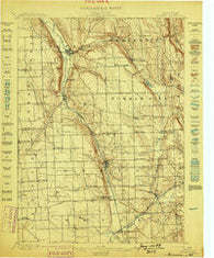 Moravia New York Historical topographic map, 1:62500 scale, 15 X 15 Minute, Year 1898