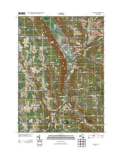 Moravia New York Historical topographic map, 1:24000 scale, 7.5 X 7.5 Minute, Year 2013
