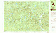 Morehouse Mountain New York Historical topographic map, 1:25000 scale, 7.5 X 15 Minute, Year 1990