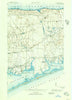 Moriches New York Historical topographic map, 1:62500 scale, 15 X 15 Minute, Year 1904