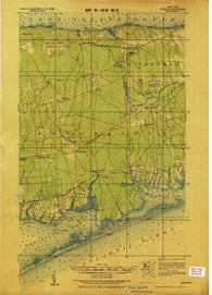 Moriches New York Historical topographic map, 1:62500 scale, 15 X 15 Minute, Year 1926