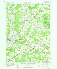Morris New York Historical topographic map, 1:24000 scale, 7.5 X 7.5 Minute, Year 1943