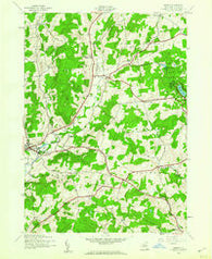 Morris New York Historical topographic map, 1:24000 scale, 7.5 X 7.5 Minute, Year 1943