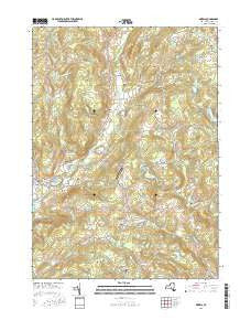 Morris New York Current topographic map, 1:24000 scale, 7.5 X 7.5 Minute, Year 2016