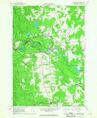 Morrisonville New York Historical topographic map, 1:24000 scale, 7.5 X 7.5 Minute, Year 1966