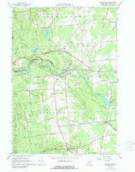 Morrisonville New York Historical topographic map, 1:24000 scale, 7.5 X 7.5 Minute, Year 1966