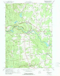 Morrisonville New York Historical topographic map, 1:24000 scale, 7.5 X 7.5 Minute, Year 1966