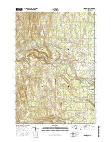 Morrisonville New York Current topographic map, 1:24000 scale, 7.5 X 7.5 Minute, Year 2016