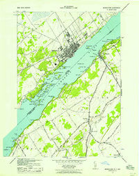 Morristown New York Historical topographic map, 1:24000 scale, 7.5 X 7.5 Minute, Year 1942