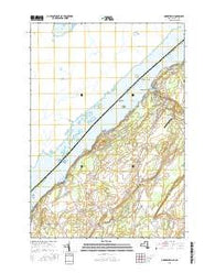 Morristown New York Current topographic map, 1:24000 scale, 7.5 X 7.5 Minute, Year 2016