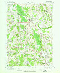 Morrisville New York Historical topographic map, 1:24000 scale, 7.5 X 7.5 Minute, Year 1943