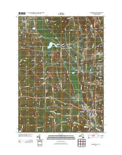 Morrisville New York Historical topographic map, 1:24000 scale, 7.5 X 7.5 Minute, Year 2013