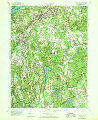 Mount Kisco New York Historical topographic map, 1:24000 scale, 7.5 X 7.5 Minute, Year 1955