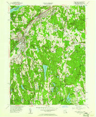 Mount Kisco New York Historical topographic map, 1:24000 scale, 7.5 X 7.5 Minute, Year 1955