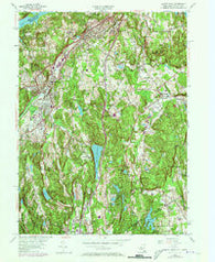 Mount Kisco New York Historical topographic map, 1:24000 scale, 7.5 X 7.5 Minute, Year 1955