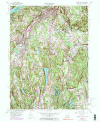 Mount Kisco New York Historical topographic map, 1:24000 scale, 7.5 X 7.5 Minute, Year 1955