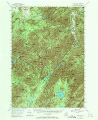 Mount Marcy New York Historical topographic map, 1:62500 scale, 15 X 15 Minute, Year 1953