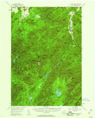 Mount Marcy New York Historical topographic map, 1:62500 scale, 15 X 15 Minute, Year 1953