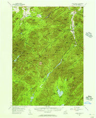 Mount Marcy New York Historical topographic map, 1:62500 scale, 15 X 15 Minute, Year 1953