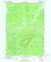 Mount Matumbla New York Historical topographic map, 1:24000 scale, 7.5 X 7.5 Minute, Year 1968