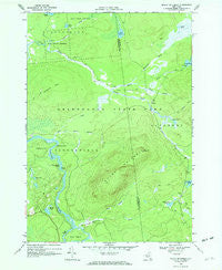 Mount Matumbla New York Historical topographic map, 1:24000 scale, 7.5 X 7.5 Minute, Year 1968