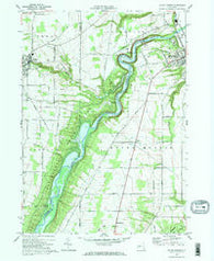 Mount Morris New York Historical topographic map, 1:24000 scale, 7.5 X 7.5 Minute, Year 1972