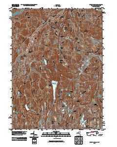 Mount Kisco New York Historical topographic map, 1:24000 scale, 7.5 X 7.5 Minute, Year 2010