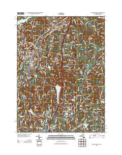 Mount Kisco New York Historical topographic map, 1:24000 scale, 7.5 X 7.5 Minute, Year 2013