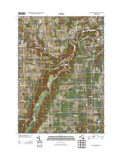 Mount Morris New York Historical topographic map, 1:24000 scale, 7.5 X 7.5 Minute, Year 2013