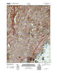 Mount Vernon New York Historical topographic map, 1:24000 scale, 7.5 X 7.5 Minute, Year 2010