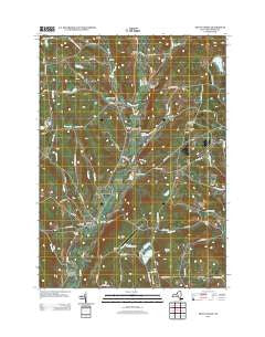 Mount Vision New York Historical topographic map, 1:24000 scale, 7.5 X 7.5 Minute, Year 2013