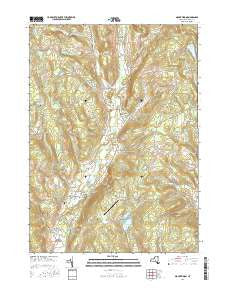 Mount Vision New York Current topographic map, 1:24000 scale, 7.5 X 7.5 Minute, Year 2016