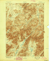 Mt. Marcy New York Historical topographic map, 1:62500 scale, 15 X 15 Minute, Year 1895