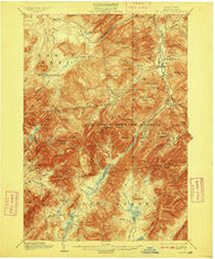 Mt. Marcy New York Historical topographic map, 1:62500 scale, 15 X 15 Minute, Year 1902