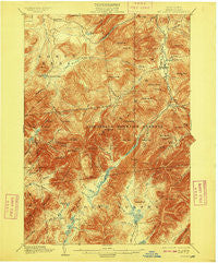 Mt. Marcy New York Historical topographic map, 1:62500 scale, 15 X 15 Minute, Year 1902