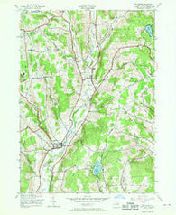 Mt Vision New York Historical topographic map, 1:24000 scale, 7.5 X 7.5 Minute, Year 1943