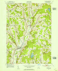 Mt Vision New York Historical topographic map, 1:24000 scale, 7.5 X 7.5 Minute, Year 1943