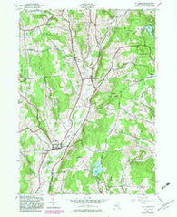 Mt Vision New York Historical topographic map, 1:24000 scale, 7.5 X 7.5 Minute, Year 1943