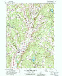 Mt Vision New York Historical topographic map, 1:24000 scale, 7.5 X 7.5 Minute, Year 1943