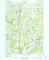 Munnsville New York Historical topographic map, 1:24000 scale, 7.5 X 7.5 Minute, Year 1943