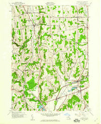 Munnsville New York Historical topographic map, 1:24000 scale, 7.5 X 7.5 Minute, Year 1943