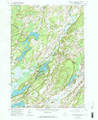 Muskellunge Lake New York Historical topographic map, 1:24000 scale, 7.5 X 7.5 Minute, Year 1961