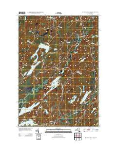 Muskellunge Lake New York Historical topographic map, 1:24000 scale, 7.5 X 7.5 Minute, Year 2013