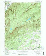 Napanoch New York Historical topographic map, 1:24000 scale, 7.5 X 7.5 Minute, Year 1956