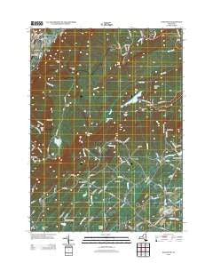 Napanoch New York Historical topographic map, 1:24000 scale, 7.5 X 7.5 Minute, Year 2013