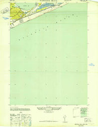 Napeague Beach New York Historical topographic map, 1:24000 scale, 7.5 X 7.5 Minute, Year 1947