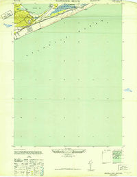 Napeague Beach New York Historical topographic map, 1:24000 scale, 7.5 X 7.5 Minute, Year 1947