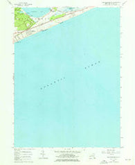Napeague Beach New York Historical topographic map, 1:24000 scale, 7.5 X 7.5 Minute, Year 1956