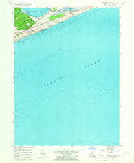 Napeague Beach New York Historical topographic map, 1:24000 scale, 7.5 X 7.5 Minute, Year 1956